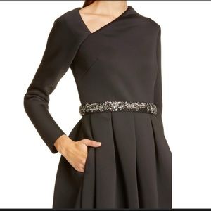 Badgley Mischka Asymmetrical Neckline  sz 14 Dress